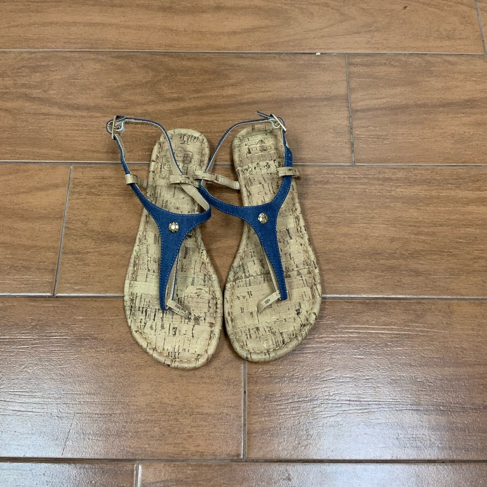 Cambiami Cork Sandals w/ Jean Straps
